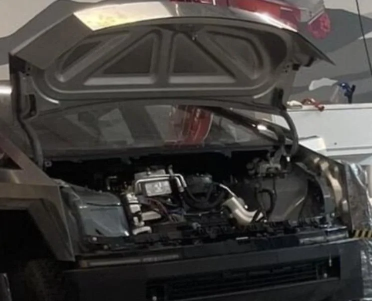 Tesla Cybertruck New leaked video! Many Cybertrucks production completed w/ new wheel design + finished frunks! KnWof40
