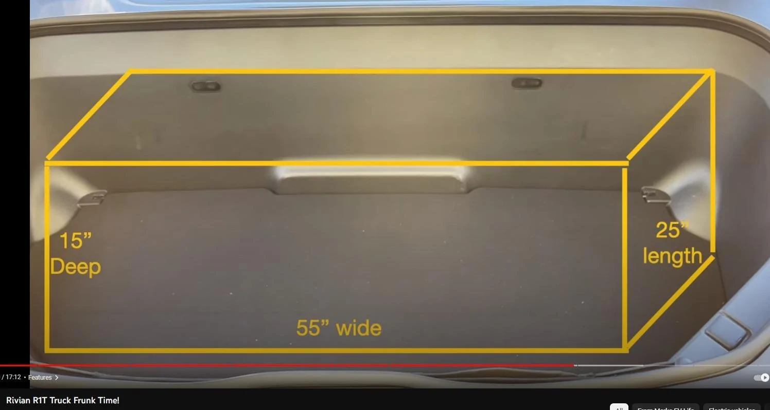 Tesla Cybertruck How do you like the frunk size cj2JgiR