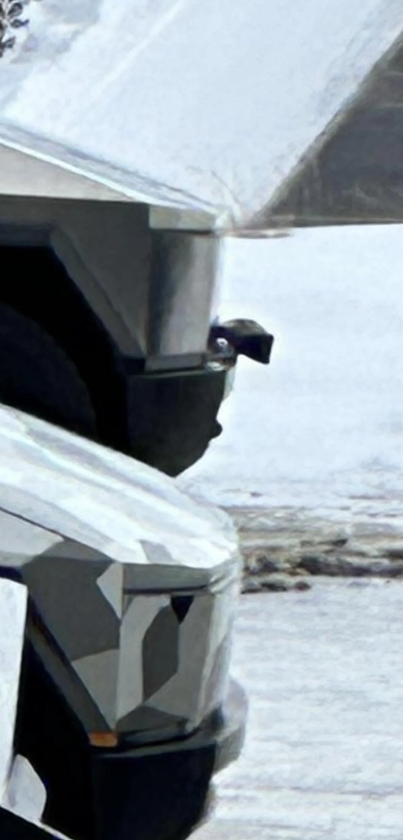 Tesla Cybertruck First Cybertruck towing pic with trailer attached + light bar on front bumper E8188A2B-863C-4CD6-869D-AFD43185F8A4