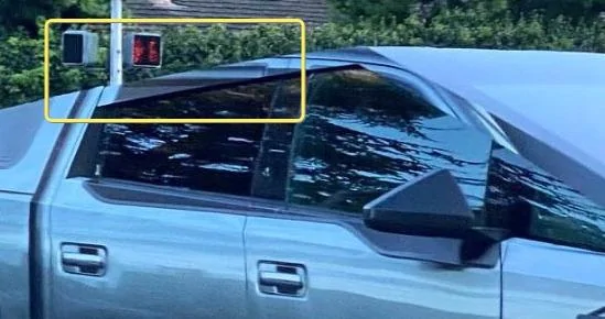 Tesla Cybertruck Cybertruck F-150 spotted driving around Palo Alto streets (8/14/23) cPXPhxX
