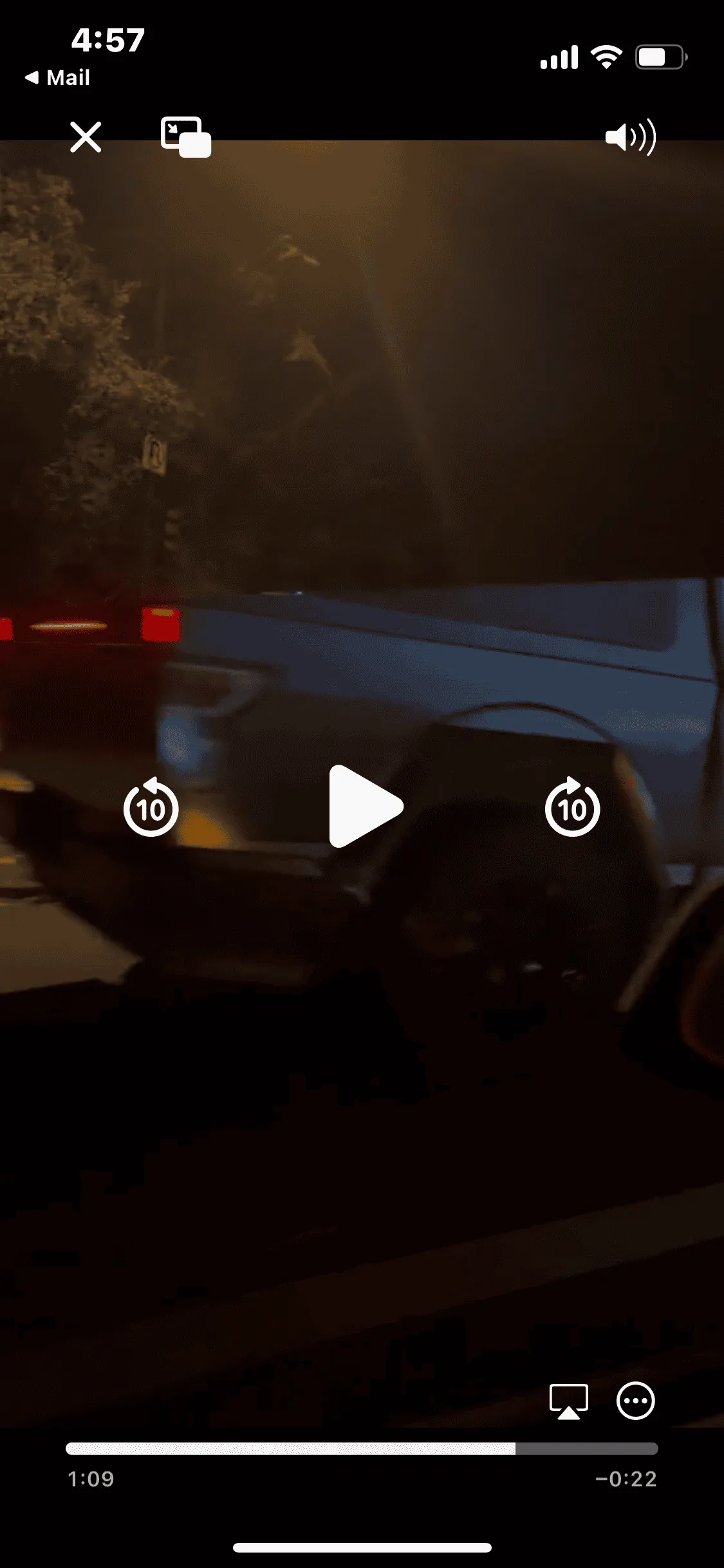 Tesla Cybertruck Best look yet at Cybertruck rear light bar / brake light / turn signal in action (night video 8/15/23) IMG_4160