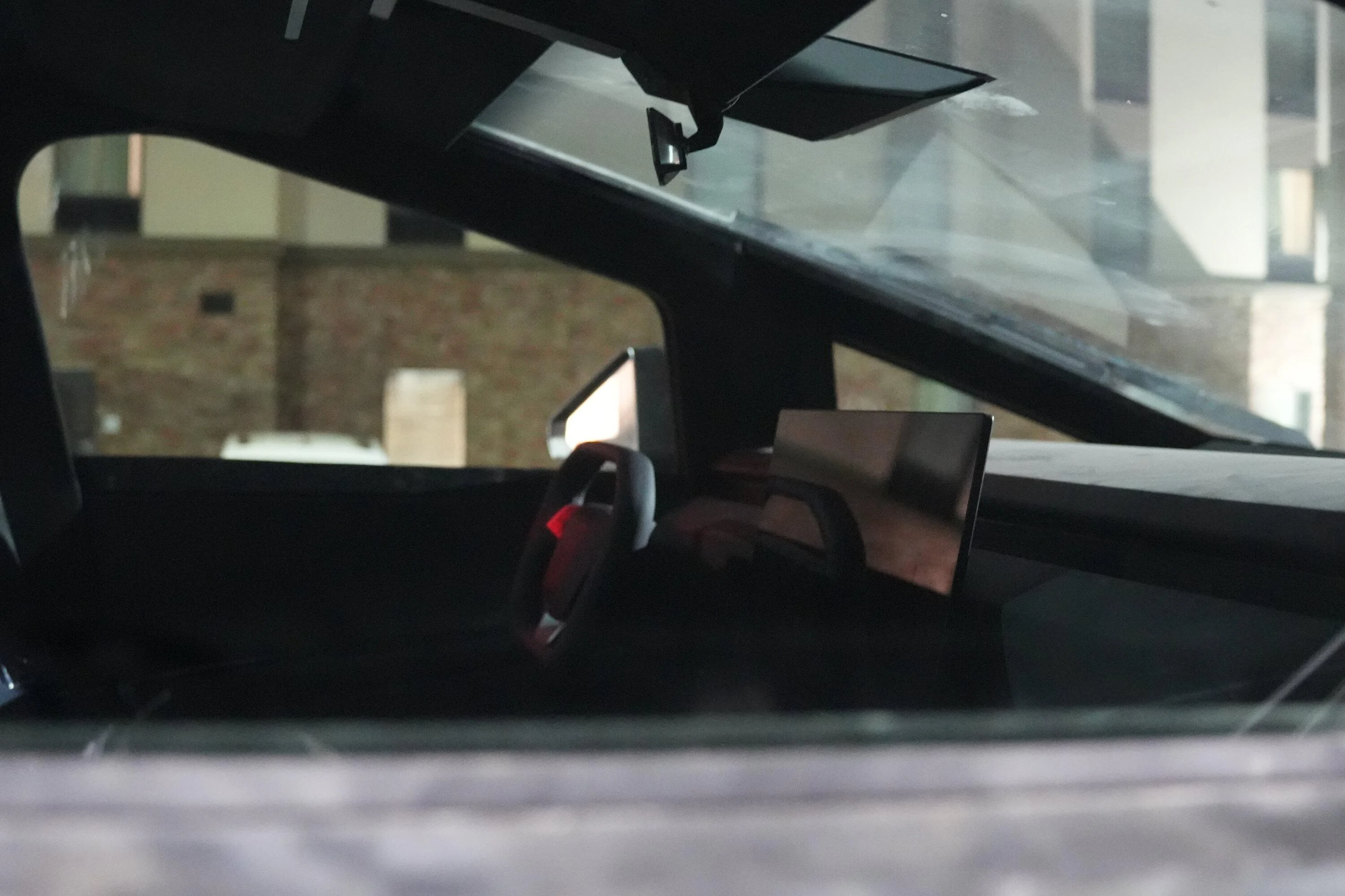 Tesla Cybertruck Crash Tested Cybertruck Parked at Arkansas Hampton Inn Overnight [Interior + Exterior Pics] DSC07260