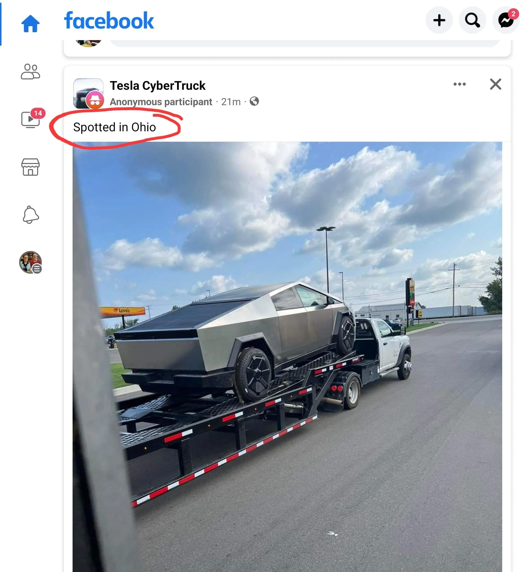 Tesla Cybertruck Ohio Screenshot_20230818_101457_Facebook