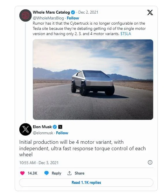 Tesla Cybertruck Unpopular opinion: I don't think your "reservation" spot matters Captur