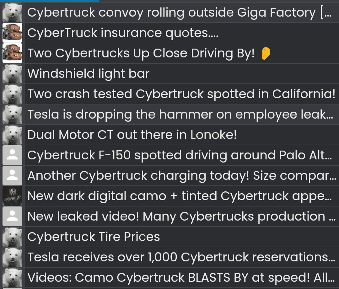 Tesla Cybertruck Cybertruck convoy rolling outside Giga Factory [Aug 18, 2023 Video] Screenshot_20230818-193354