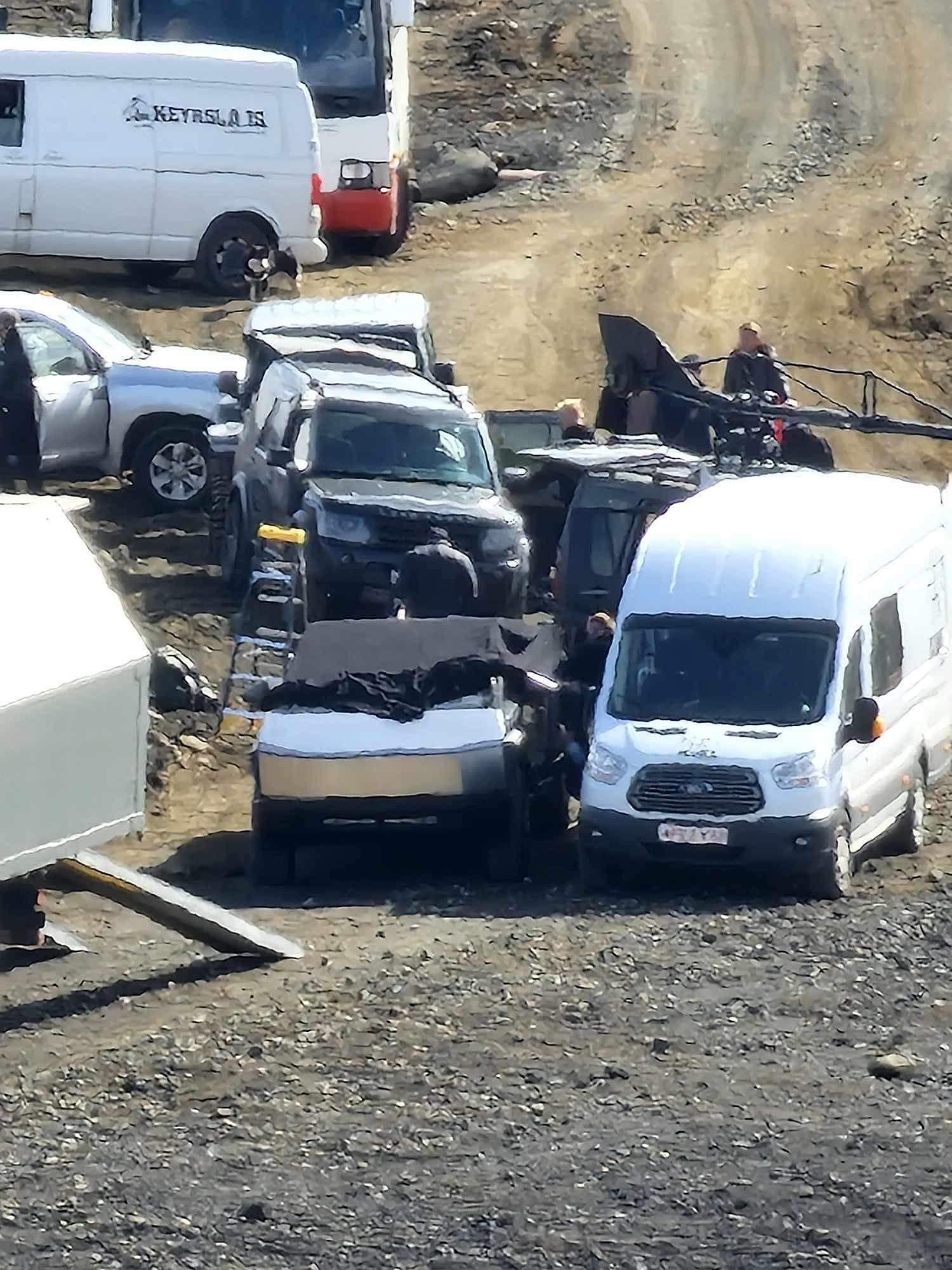 Tesla Cybertruck Cybertruck + Film Crane Truck / Crew in Iceland! 🎬 cybertruck film crew cran