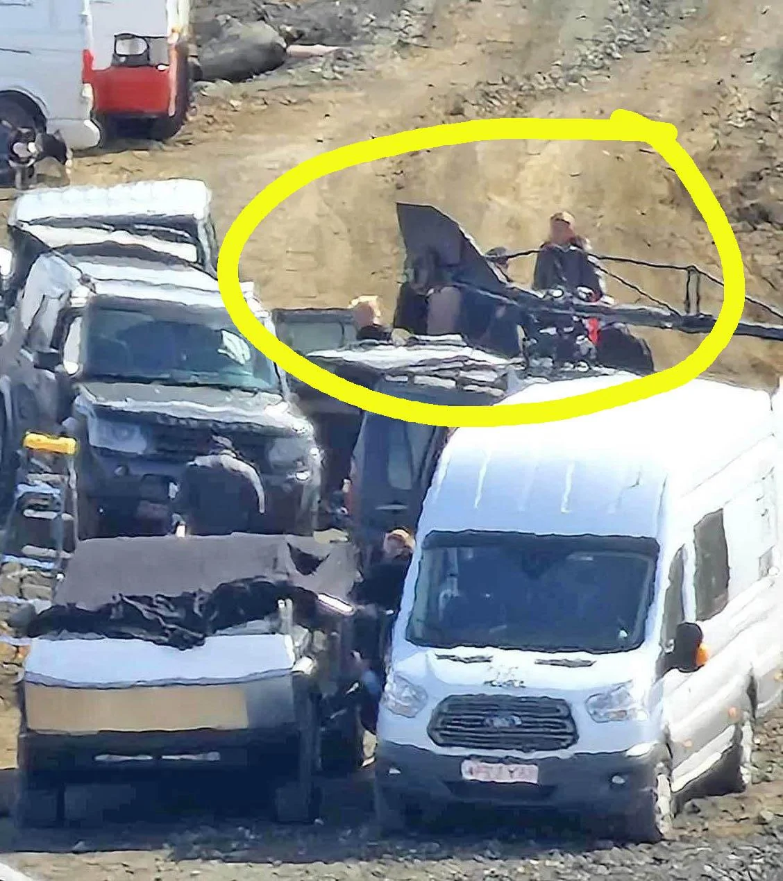 Tesla Cybertruck Cybertruck + Film Crane Truck / Crew in Iceland! 🎬 cybertruck film crew crane copy