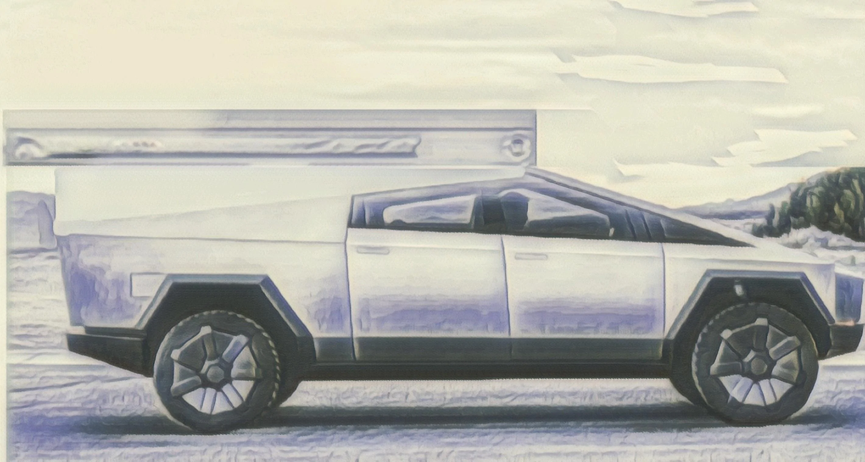 Tesla Cybertruck New patented frp composite poptopper 20230820_173552