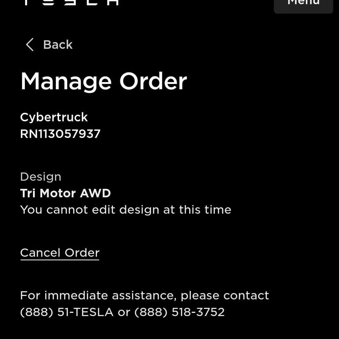 Tesla Cybertruck Post your Cybertruck preorder reservation number! Screenshot_20230821_221307_Chrom