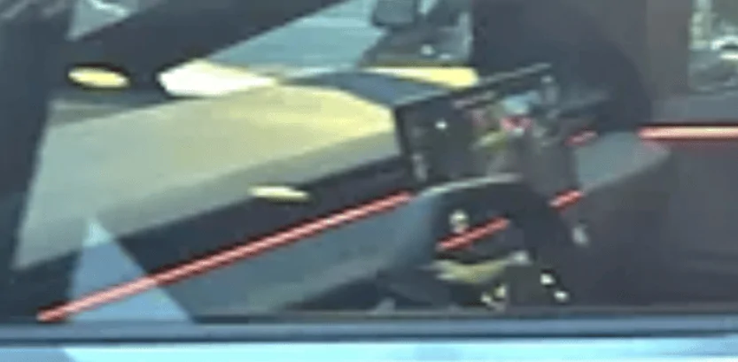 Tesla Cybertruck Ambient lighting (interior) confirmed in Cybertruck! (spotted 8/23/23) + front camera display screen view 1692869320561