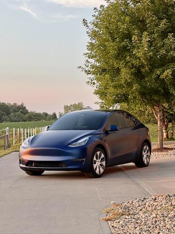Tesla Cybertruck vinyl wrap cost estimate? 20200621 Donna's 2023 Model Y 03