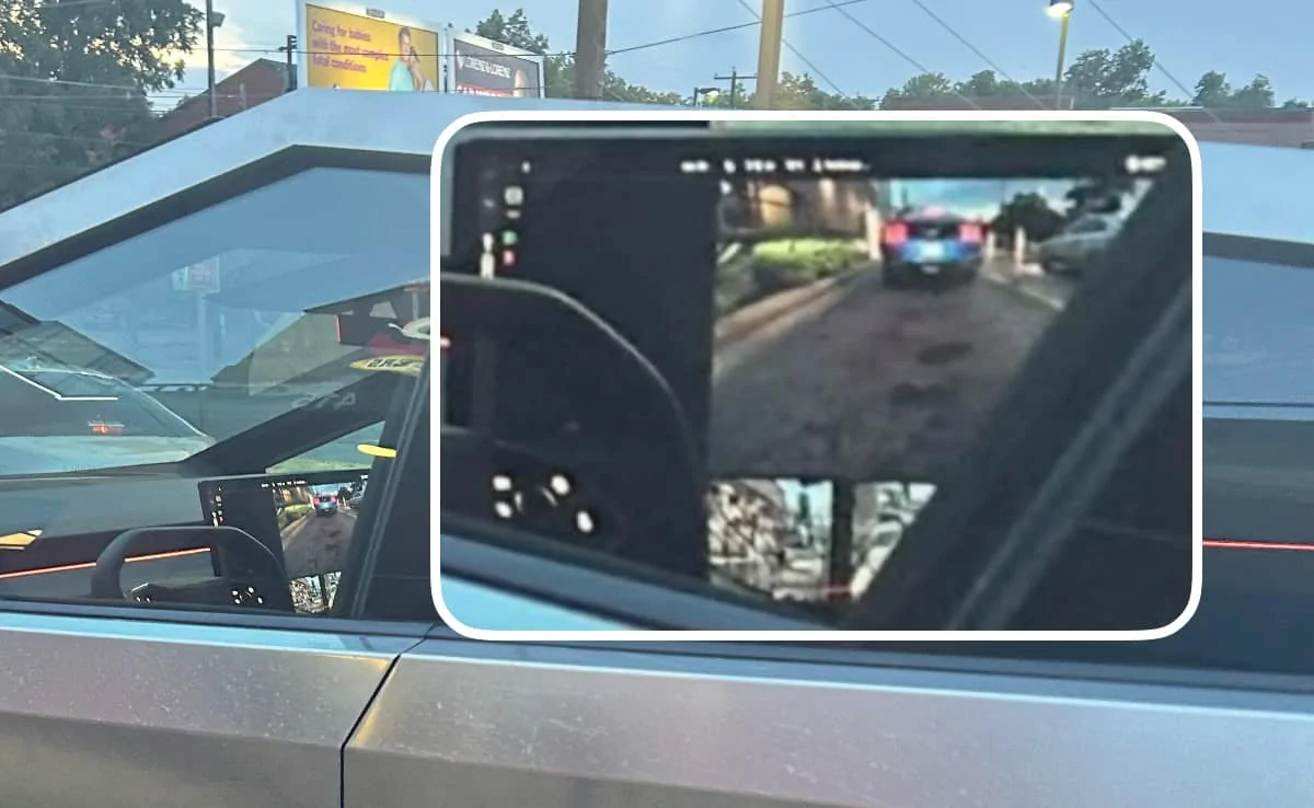 Tesla Cybertruck Ambient lighting (interior) confirmed in Cybertruck! (spotted 8/23/23) + front camera display screen view 371923428_10225182901902040_4394274036466087348_n