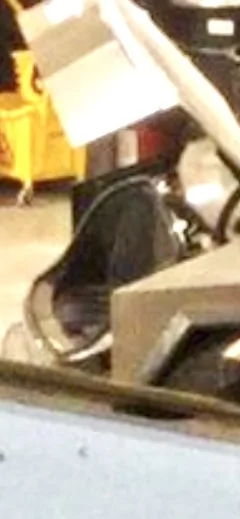 Tesla Cybertruck Closeups!! Dual Motor Cybertruck shows frunk open, alcantara headliner, perforated seats, rectangular steering wheel, VIN # (8/31 pics) E8A8E492-944C-48CB-B177-533EF1968BB2