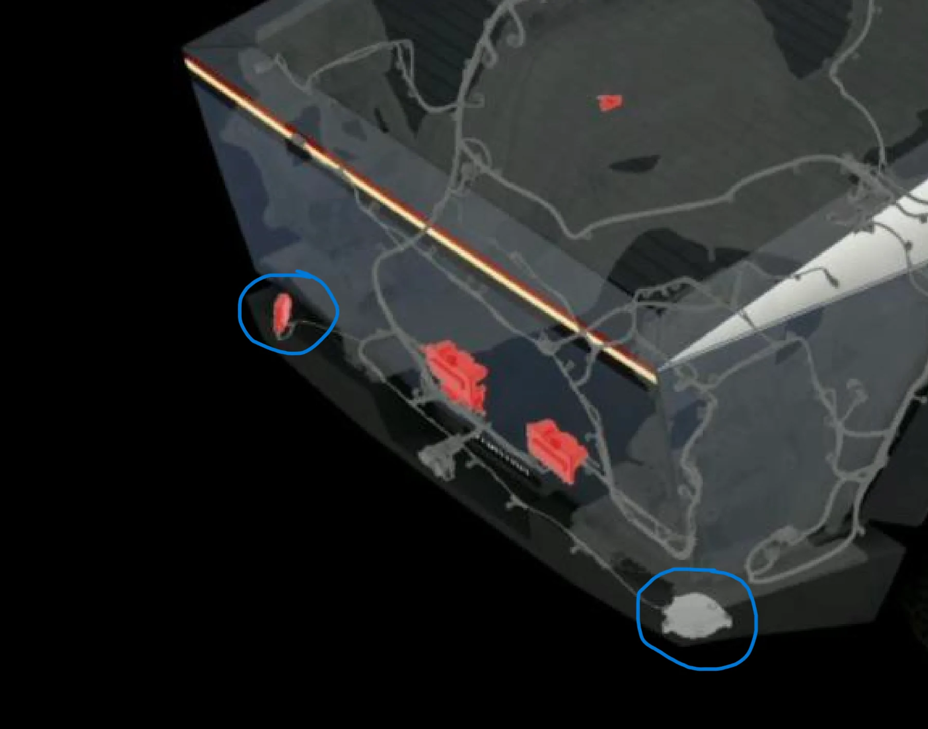Tesla Cybertruck Munro analyzes the Cybertruck Dual Motor frunk closeup & interior photos | Munro Live Screenshot 2023-09-02 224717