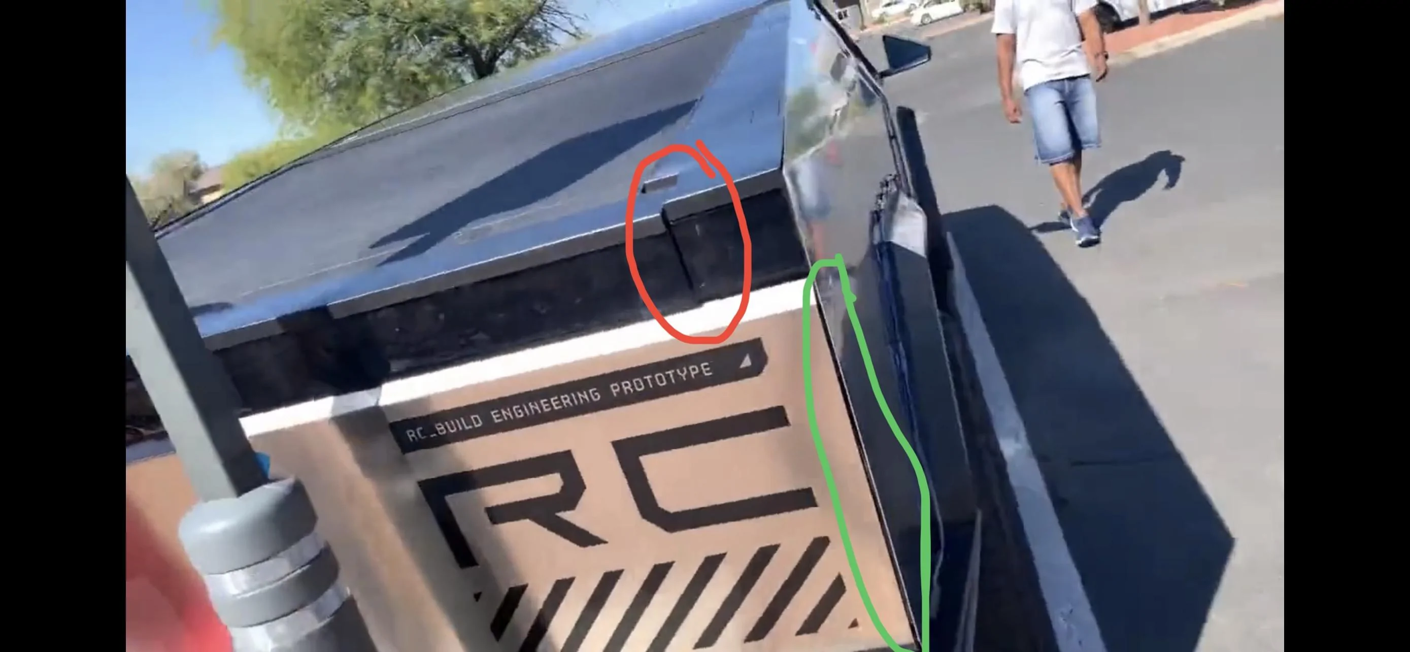 Tesla Cybertruck RC Decal'd Cybertruck spotted at Las Vegas Tesla Supercharger [new video added] F67DD53D-F0DC-429D-AE80-8A91DBC531CE