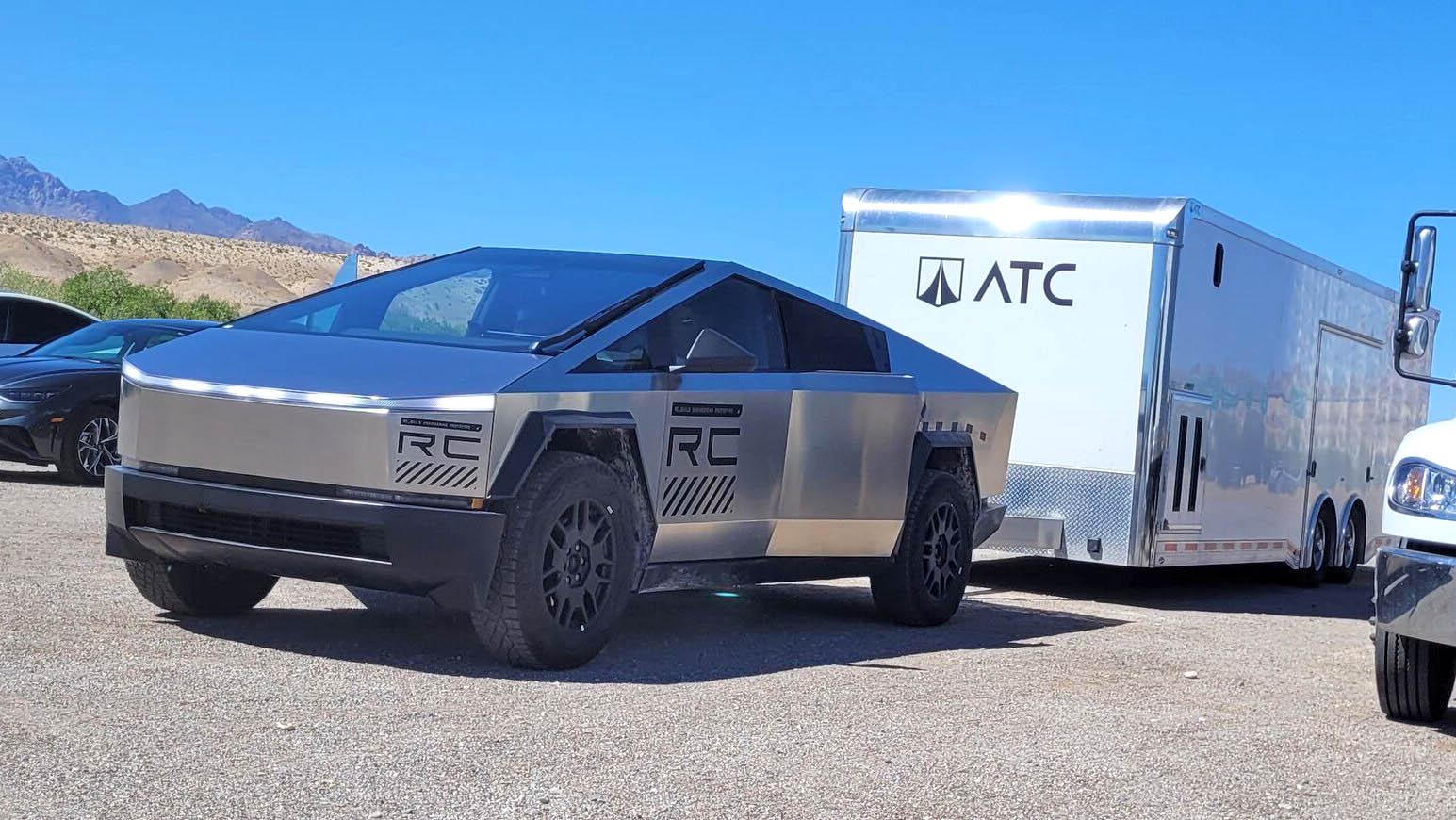 Tesla Cybertruck Why the Cybertruck is in Nevada = SAE J2807 Towing Test 20230906_140629