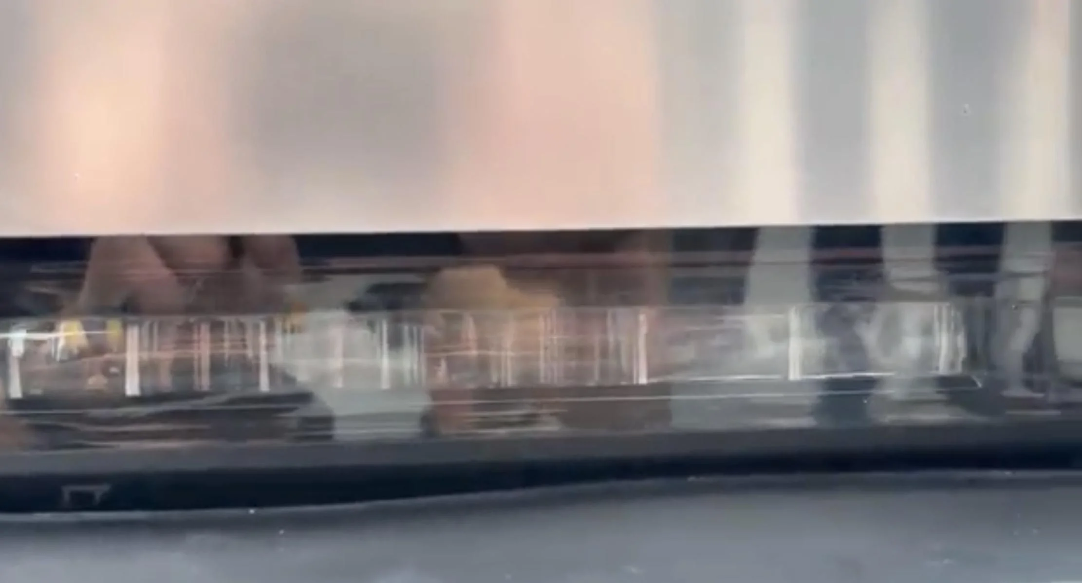 Tesla Cybertruck Two RC Wrapped Cybertrucks driving in formation at night 🤩 48CECCD5-82DF-495D-9F5D-2845CE00EF31