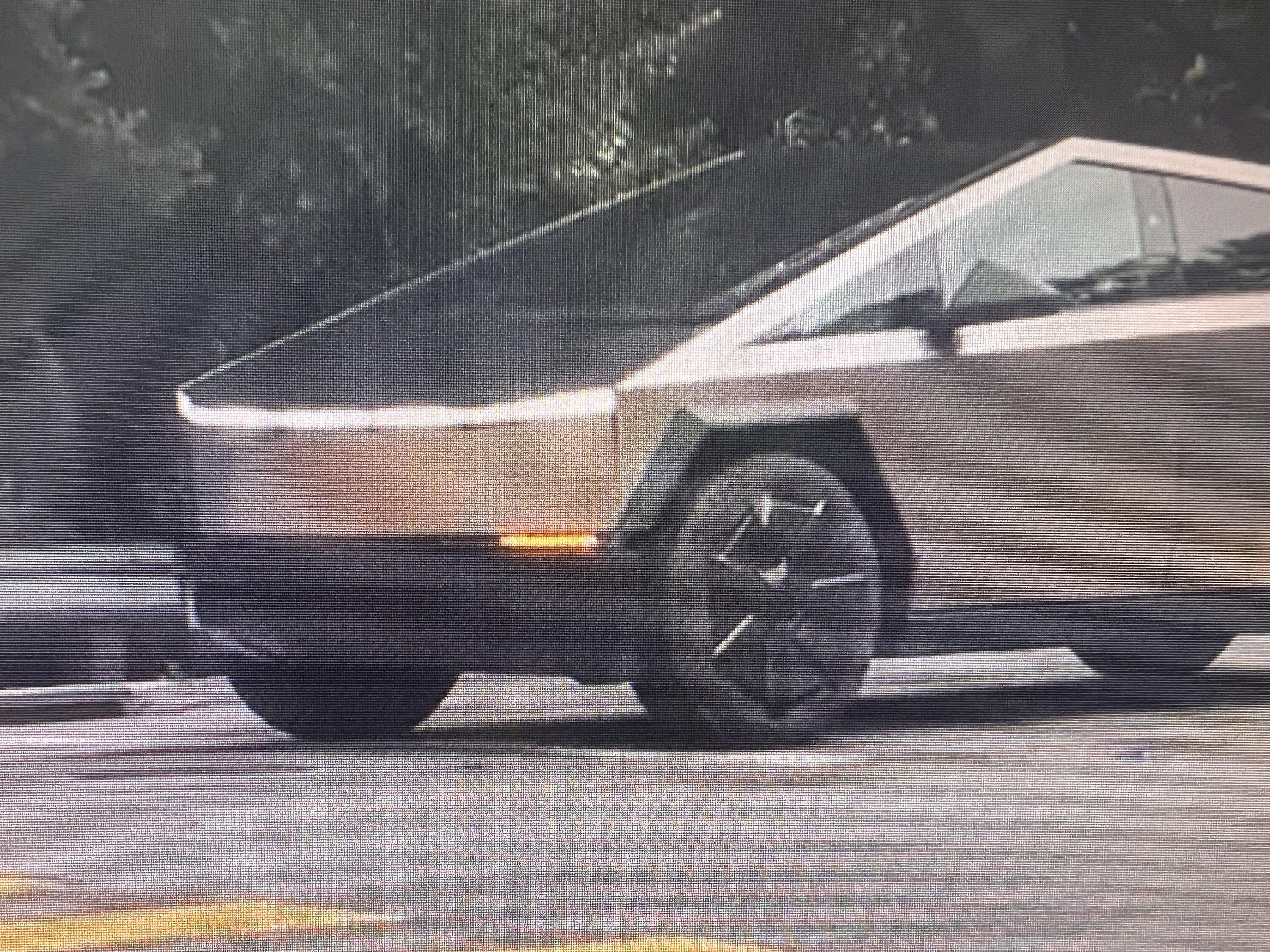 Tesla Cybertruck Two RC Wrapped Cybertrucks driving in formation at night 🤩 B8183E97-3EF4-4891-8312-12D11F15DD48