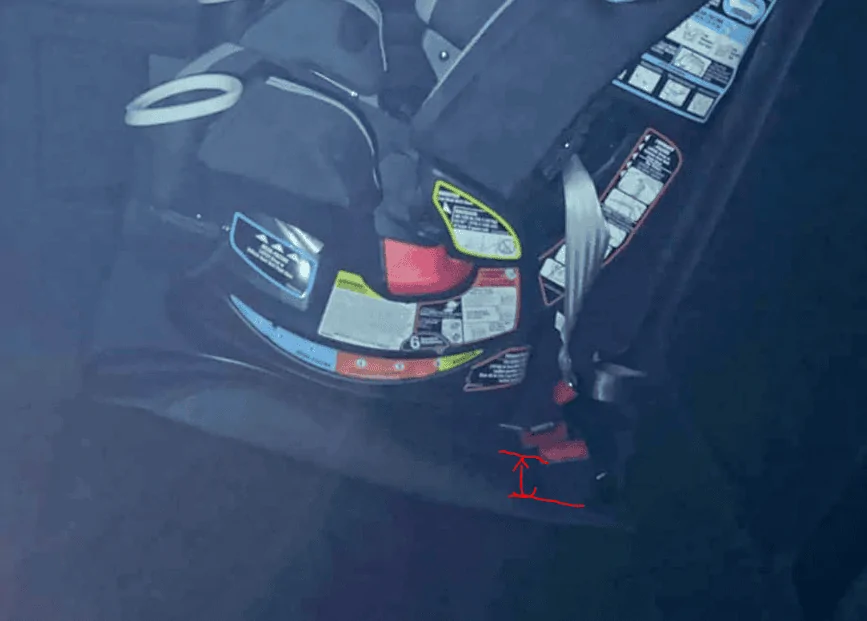 Tesla Cybertruck Child seat (front facing) install in Cybertruck -- first look photo 1694220181585