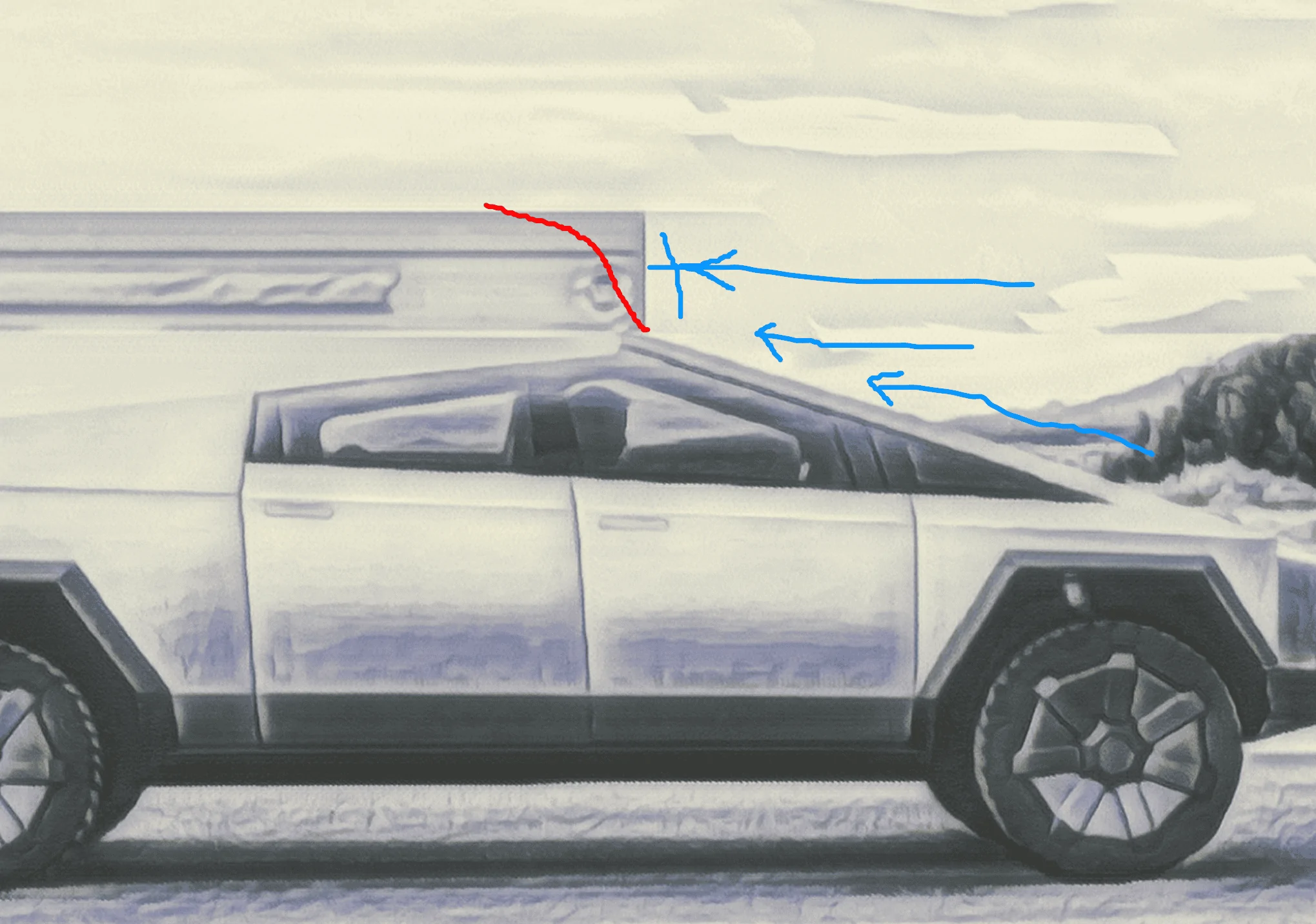 Tesla Cybertruck New patented frp composite poptopper 1694537435297
