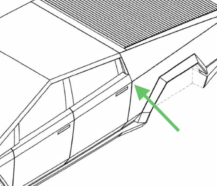 Tesla Cybertruck Spotted: CyberTruck U-Turns (and F-150 comparison). Rear wheel steering in action 33C62762-B560-4897-9F7A-6638EBFA55F5