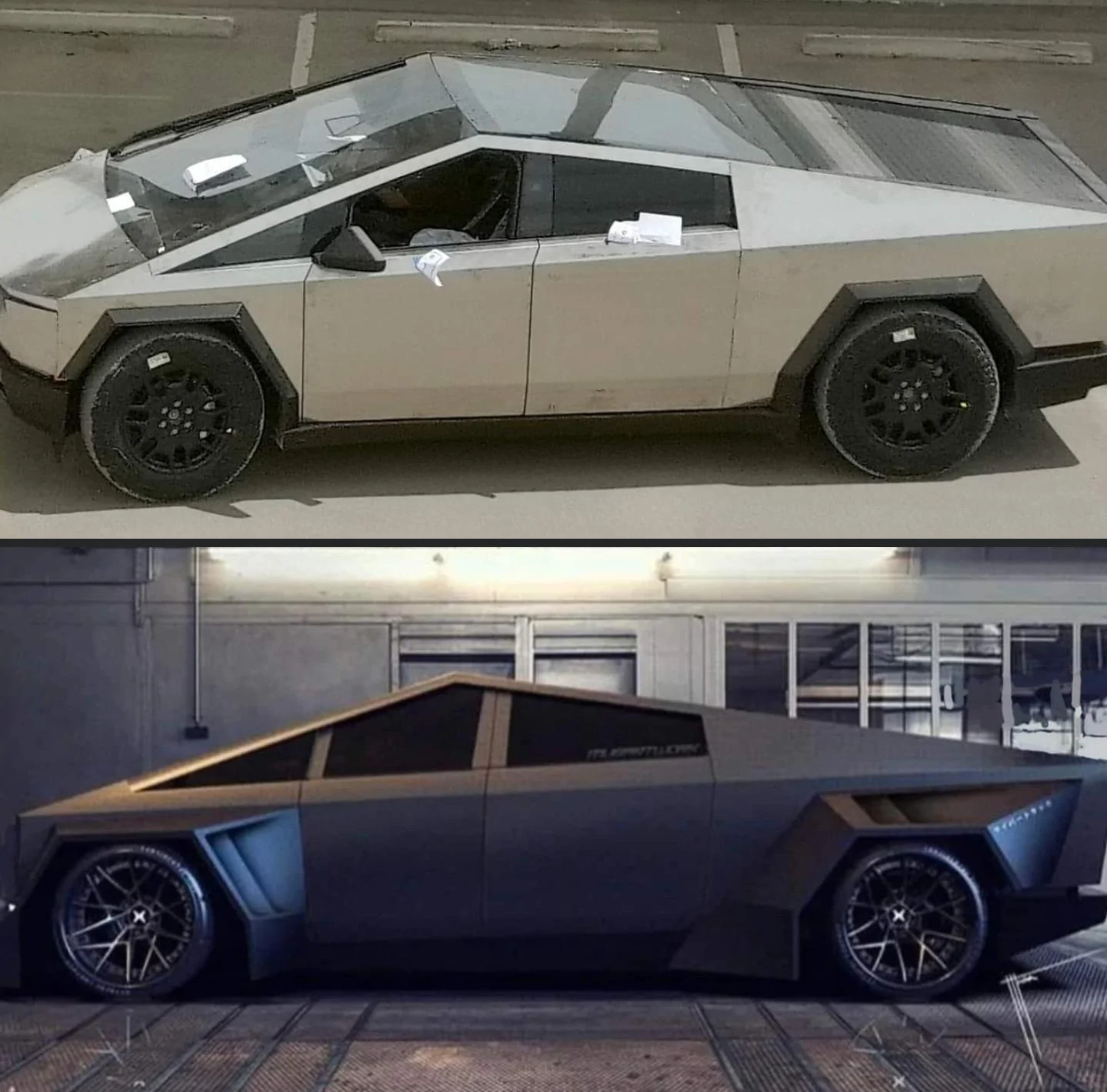 Tesla Cybertruck Video: Cybertruck Vents Air Suspension Pressure While Lowering! 💨 + Close Look at Bed Vault! inbound3800512258688803850