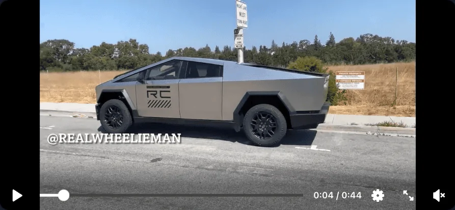 Tesla Cybertruck Hideo Kojima design inspired Cybertruck? Screenshot 2023-09-15 at 11.03.32 AM