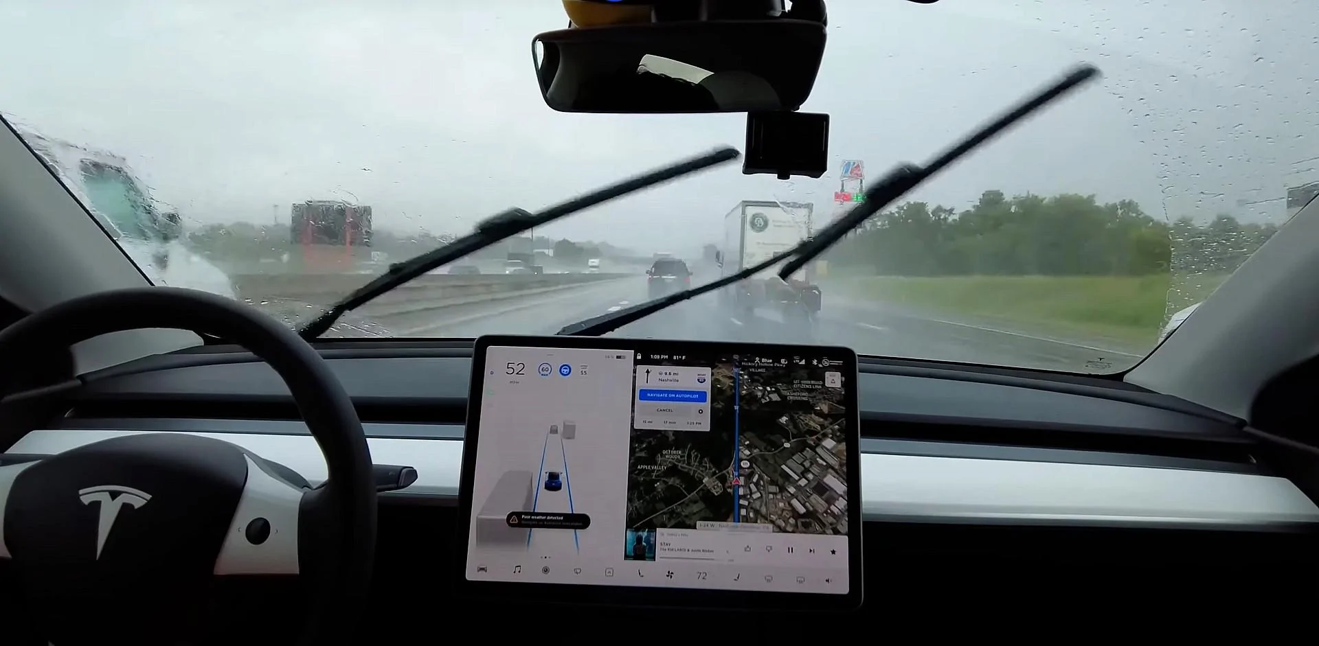 Tesla Cybertruck What is THIS? It has a Giga Wiper! 🤣 IMG_1144