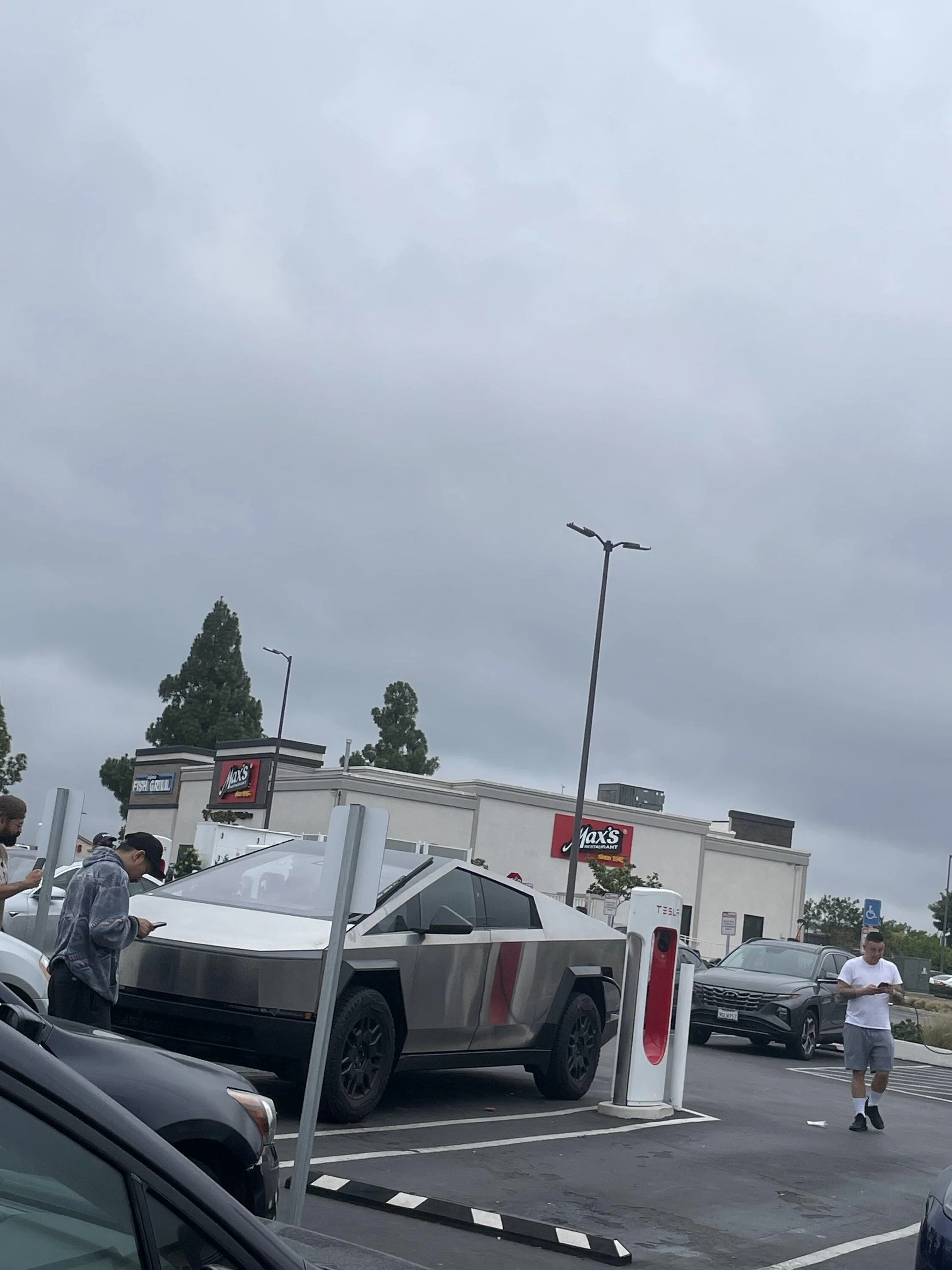 Tesla Cybertruck Cybertruck in San Diego @ Supercharger IMG_4056