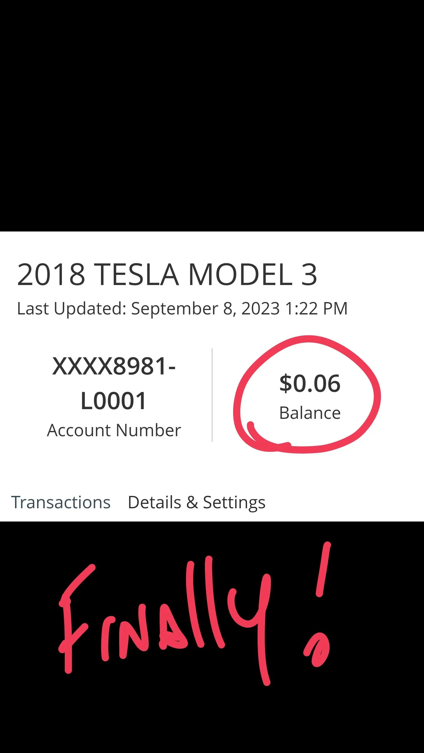 Tesla Cybertruck Finally paid off M3P just in time for Cybertruck! Snapchat-706030670