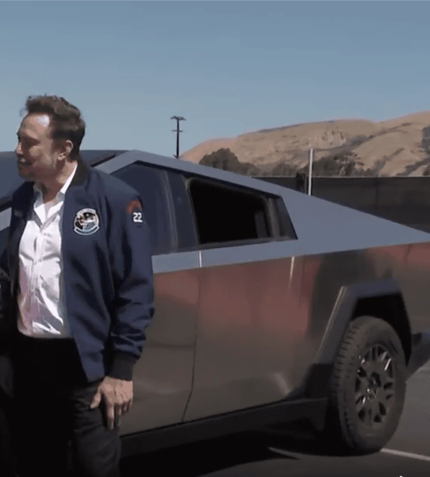 Tesla Cybertruck 🕶️ Elon takes Prime Minister Netanyahu for a Cybertruck spin and interior look! [⚠️ ADMIN WARNING: NO POLITICS] Screenshot_20230918-181742