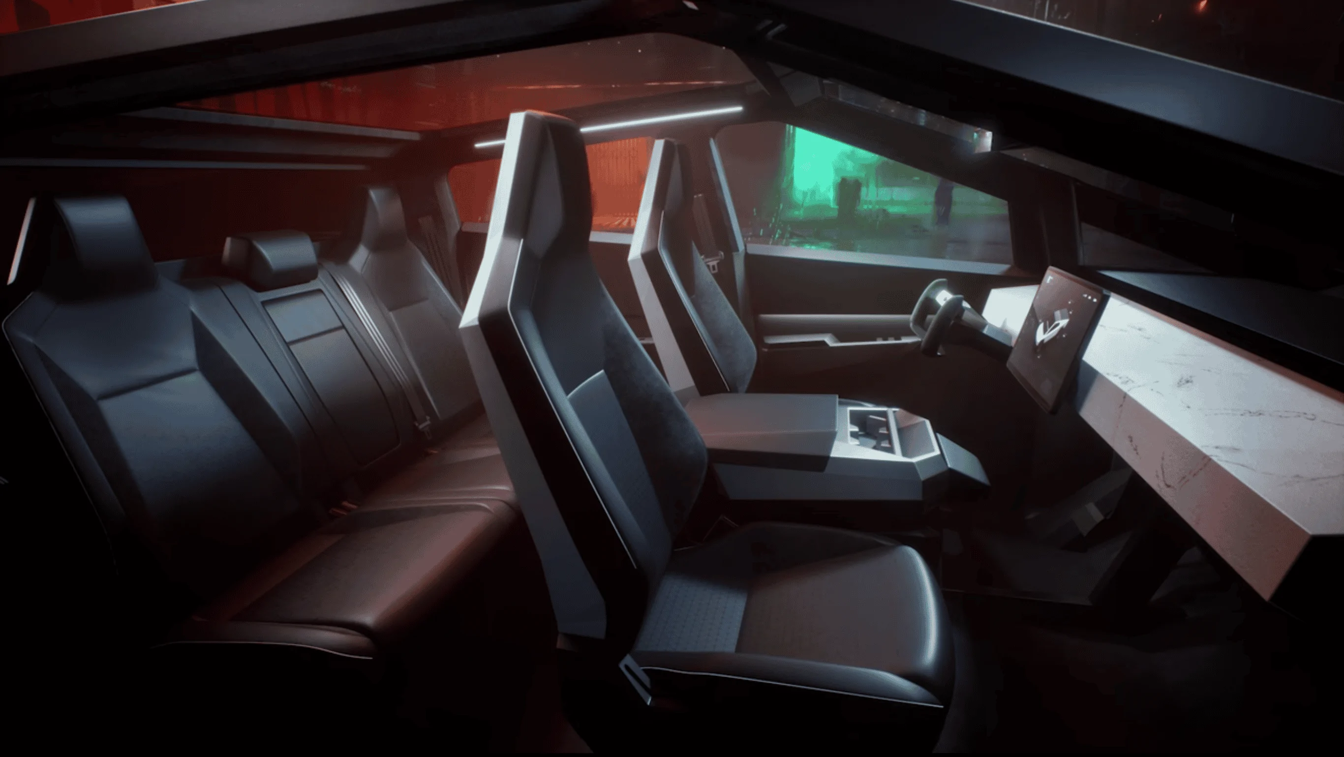 Tesla Cybertruck 🕶️ Elon takes Prime Minister Netanyahu for a Cybertruck spin and interior look! [⚠️ ADMIN WARNING: NO POLITICS] 1695088907025
