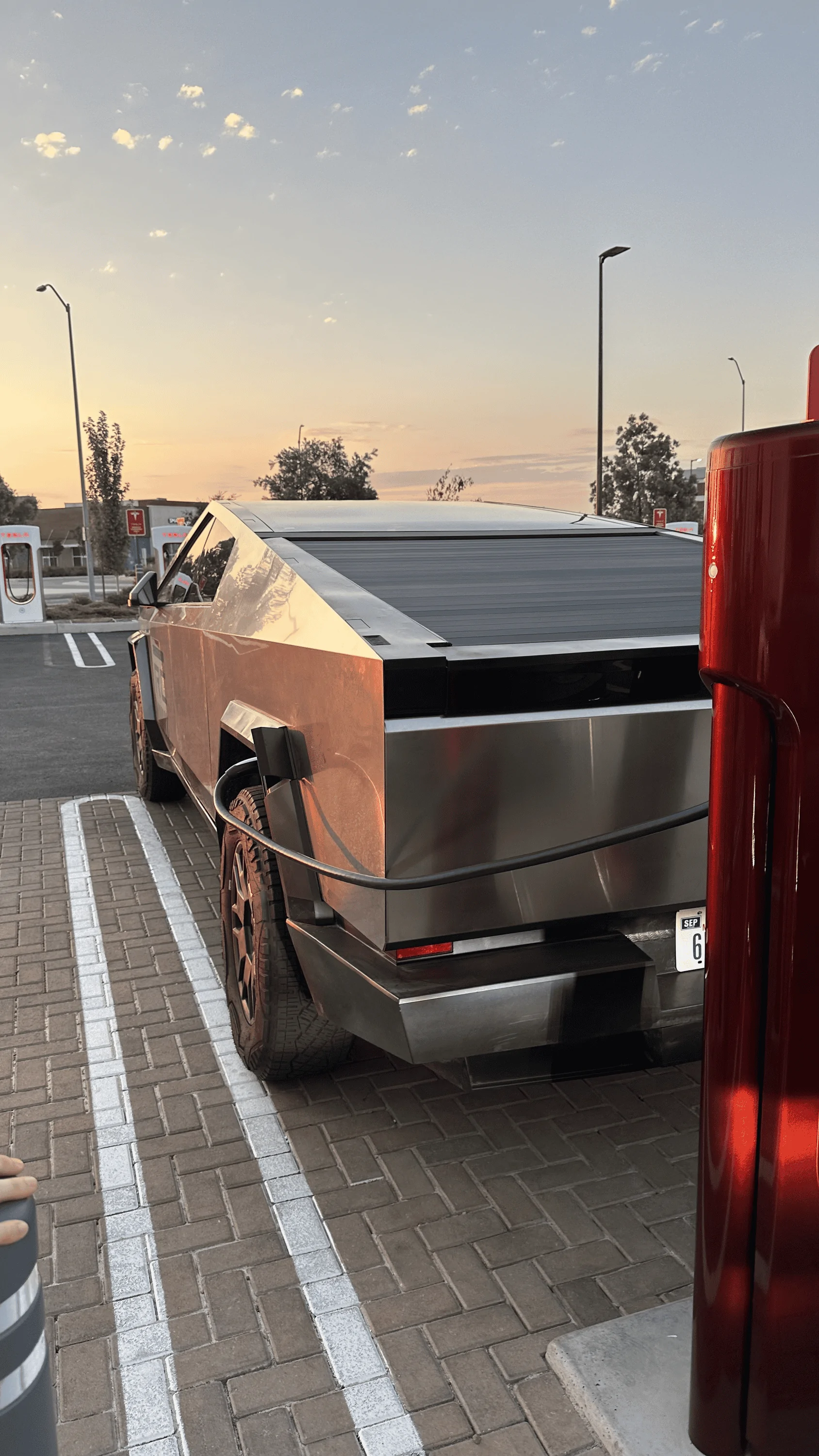 Tesla Cybertruck Cybertruck charging at 50,000th Supercharger in Roseville, CA. UPDATE W/ VIDEO tempImage3893tI