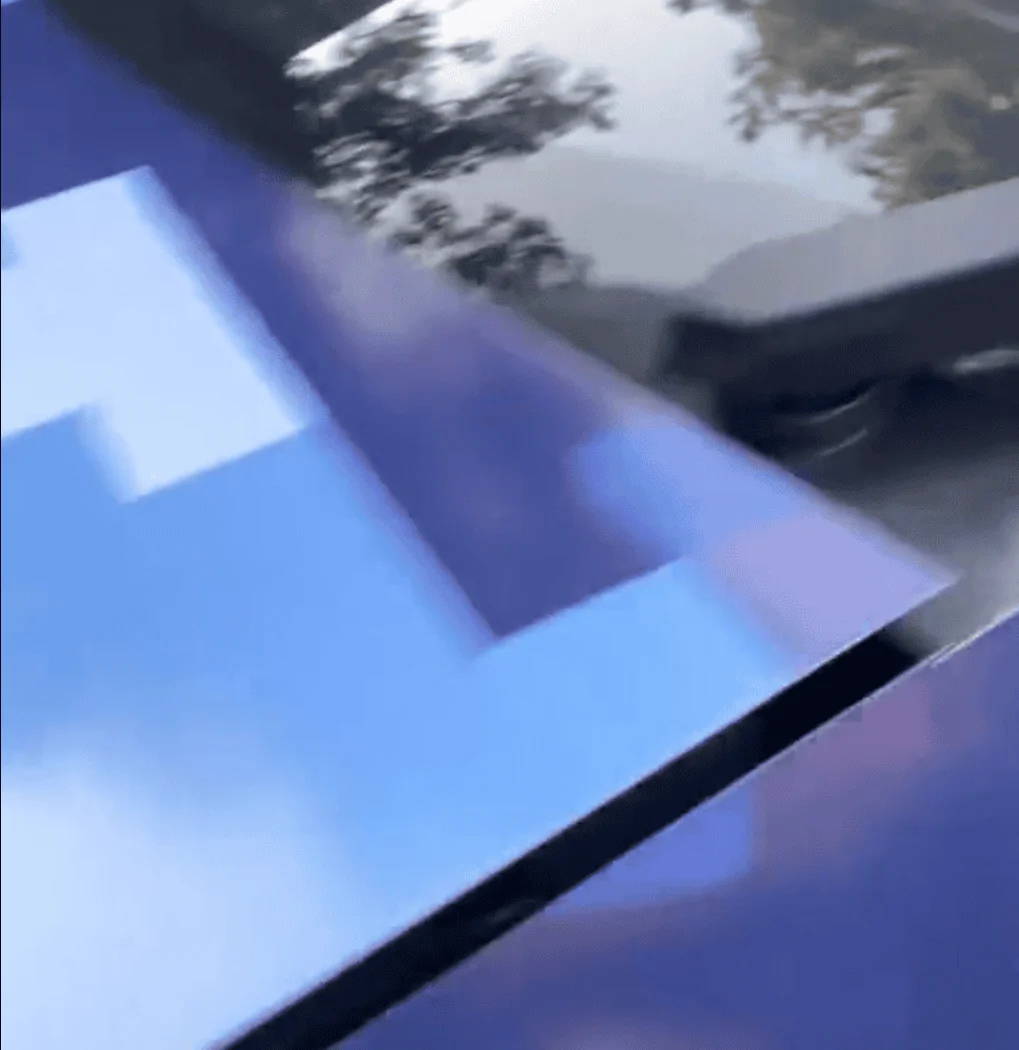 Tesla Cybertruck ‼️ Digital Camo Cybertruck w/ "CYBRTRK" branded tires + Round steering wheel 🤩 1695482925690