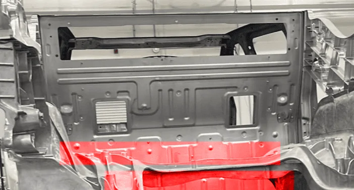 Tesla Cybertruck Cybertruck bed vault lighting is so clean (clearest photo yet) 1695658114242