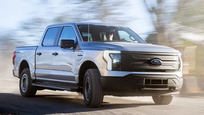 Tesla Cybertruck EV tax Credit Analysis - Consumer Reports nlineHero-2023-Ford-F-150-Lightning-f-driving-7-23