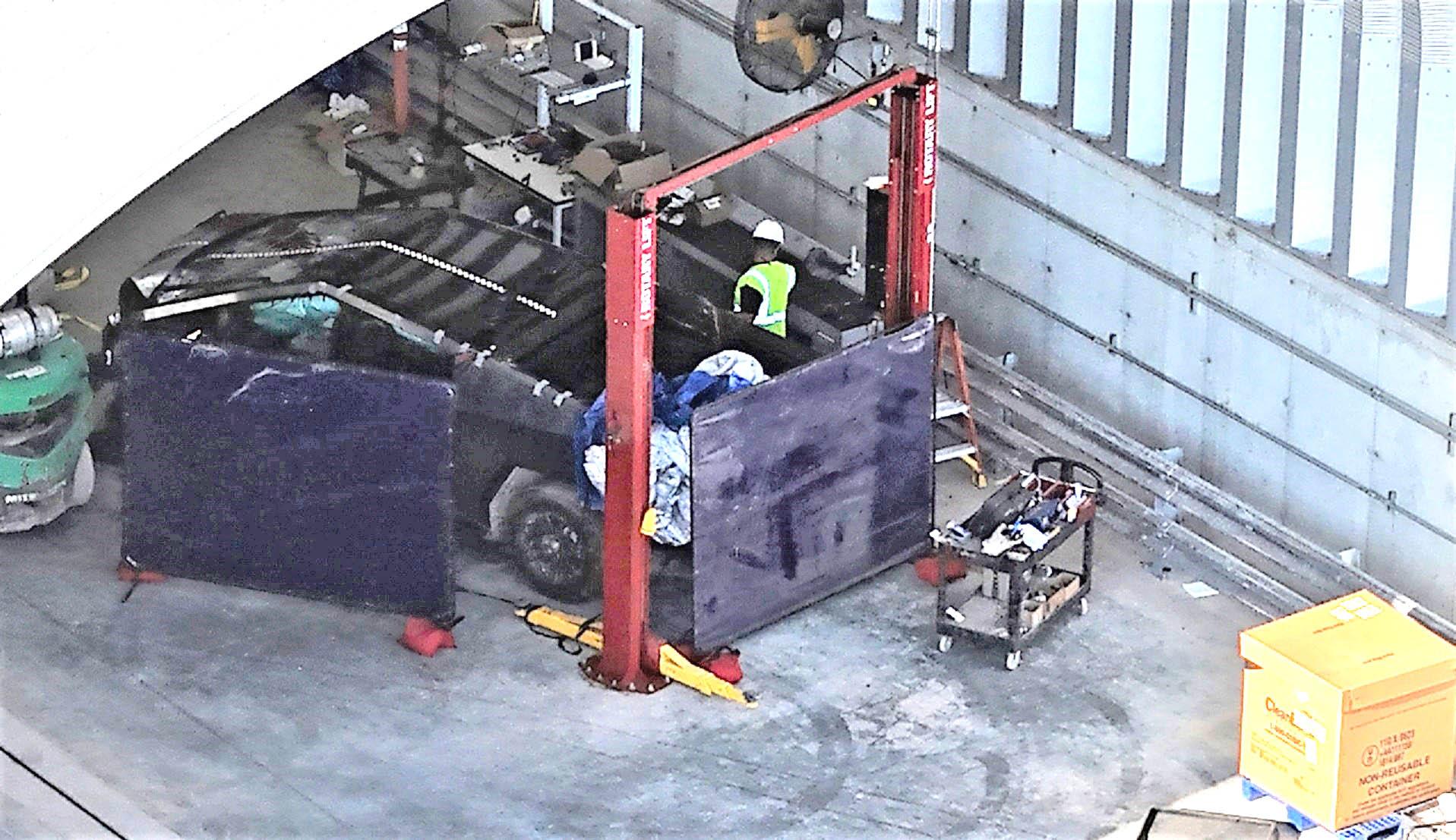 Tesla Cybertruck First verified Crash Tested Cybertruck at Giga Texas! [Photos] F7cYDJzXEAAqIdk