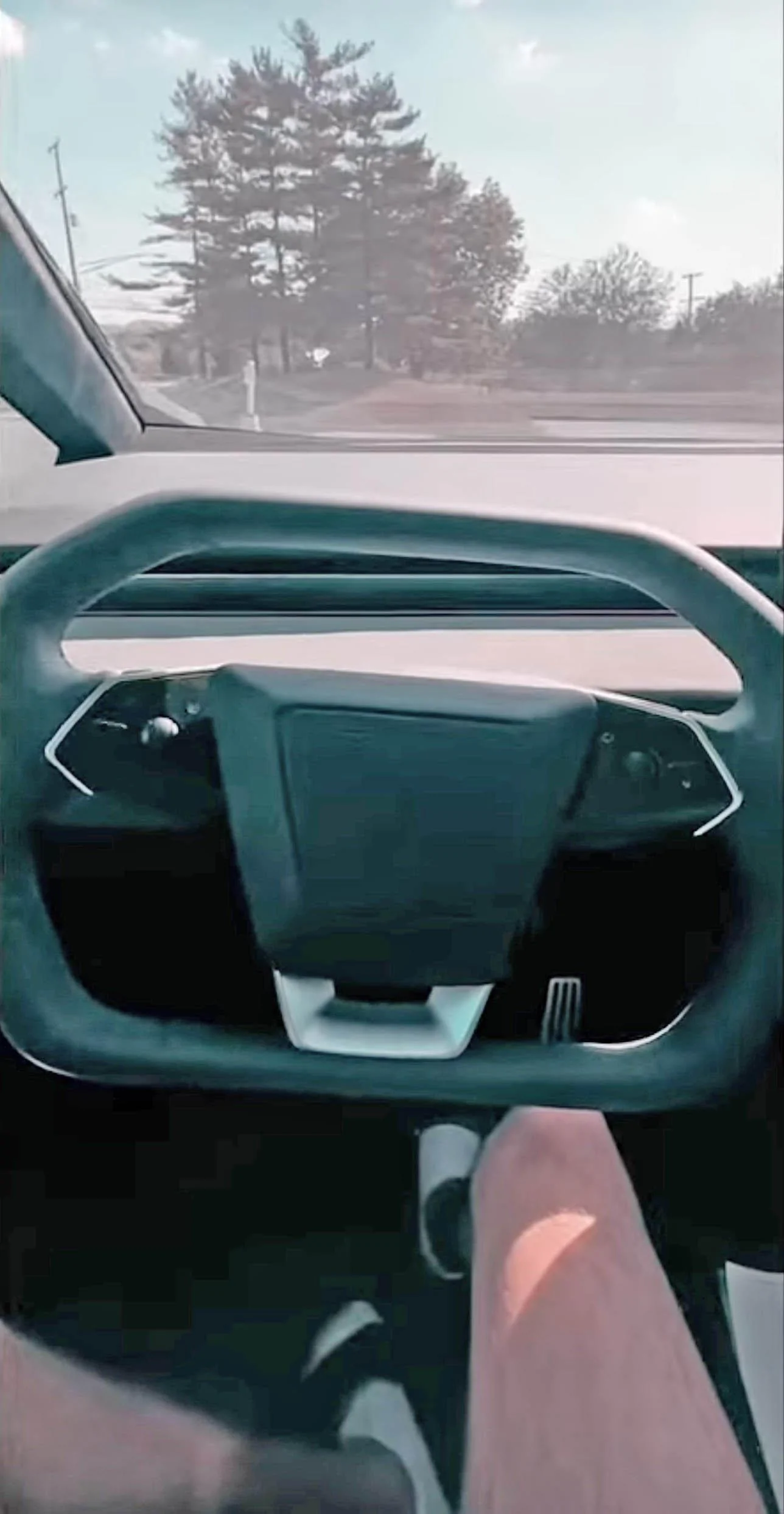 Tesla Cybertruck UI + Interior Video! Shot from Cybertruck driver seat 🎬 Screenshot 2023-10-02 at 2.45.17 PM