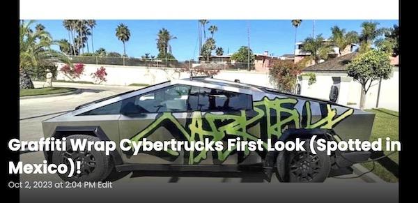 Tesla Cybertruck @SawyerMerrit discussed new CyberTruck model lineup: base, mid, tri, quad, plaid Screenshot 2023-10-02 at 4.02.53 PM