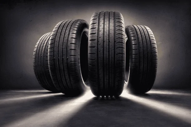 Tesla Cybertruck Cybertruck spotted carrying 8 tires in bed! @ Tesla Store in Merritt Island, FL 1696424438518