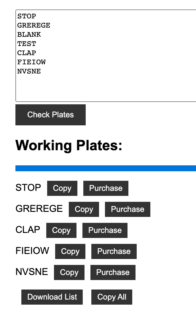 Tesla Cybertruck Custom license plate / vanity plate name for your Cybertruck? 1696740187395