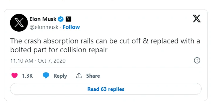 Tesla Cybertruck Did this fella just realalize he forgot to hit the send button 2 years later. 1696814450272
