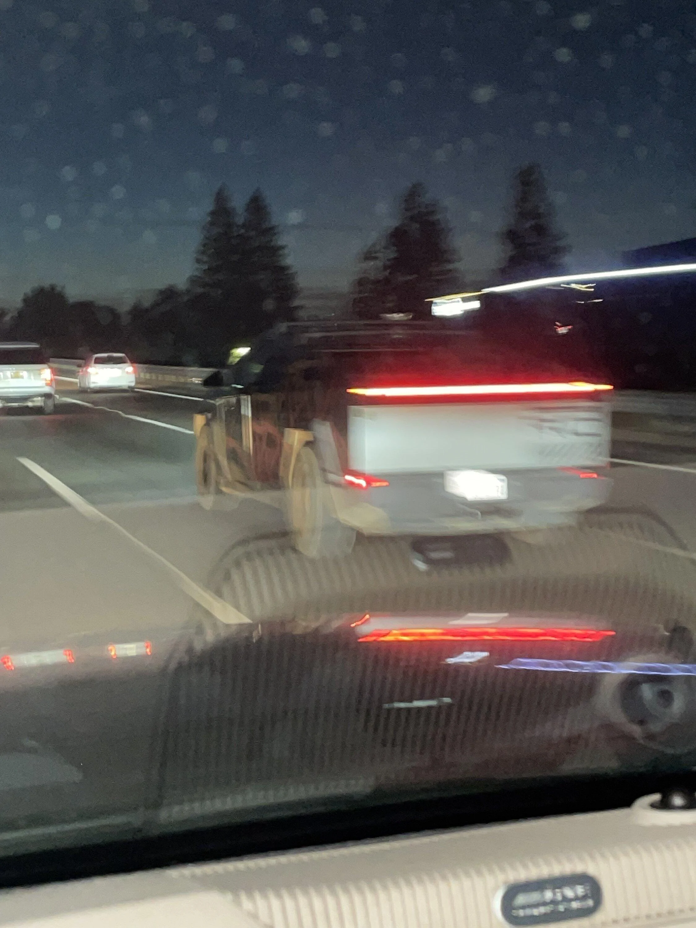 Tesla Cybertruck Just followed Baja Cybertruck on Hwy 50 I. Sacramento IMG_9020