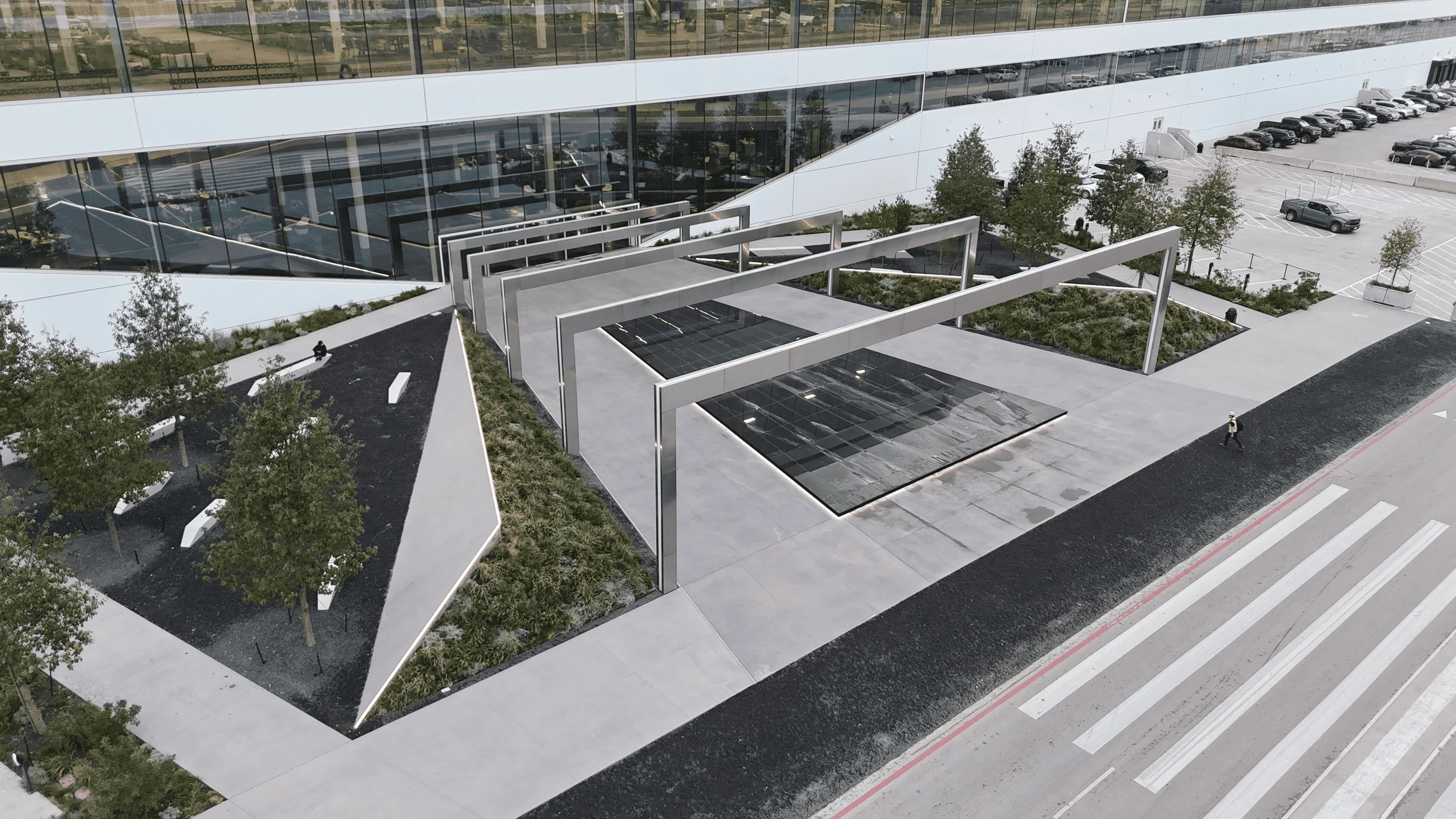 Tesla Cybertruck GFTX New Entrance - Inspired by QC Light Tunnels Inspection Systems? 1697468371171