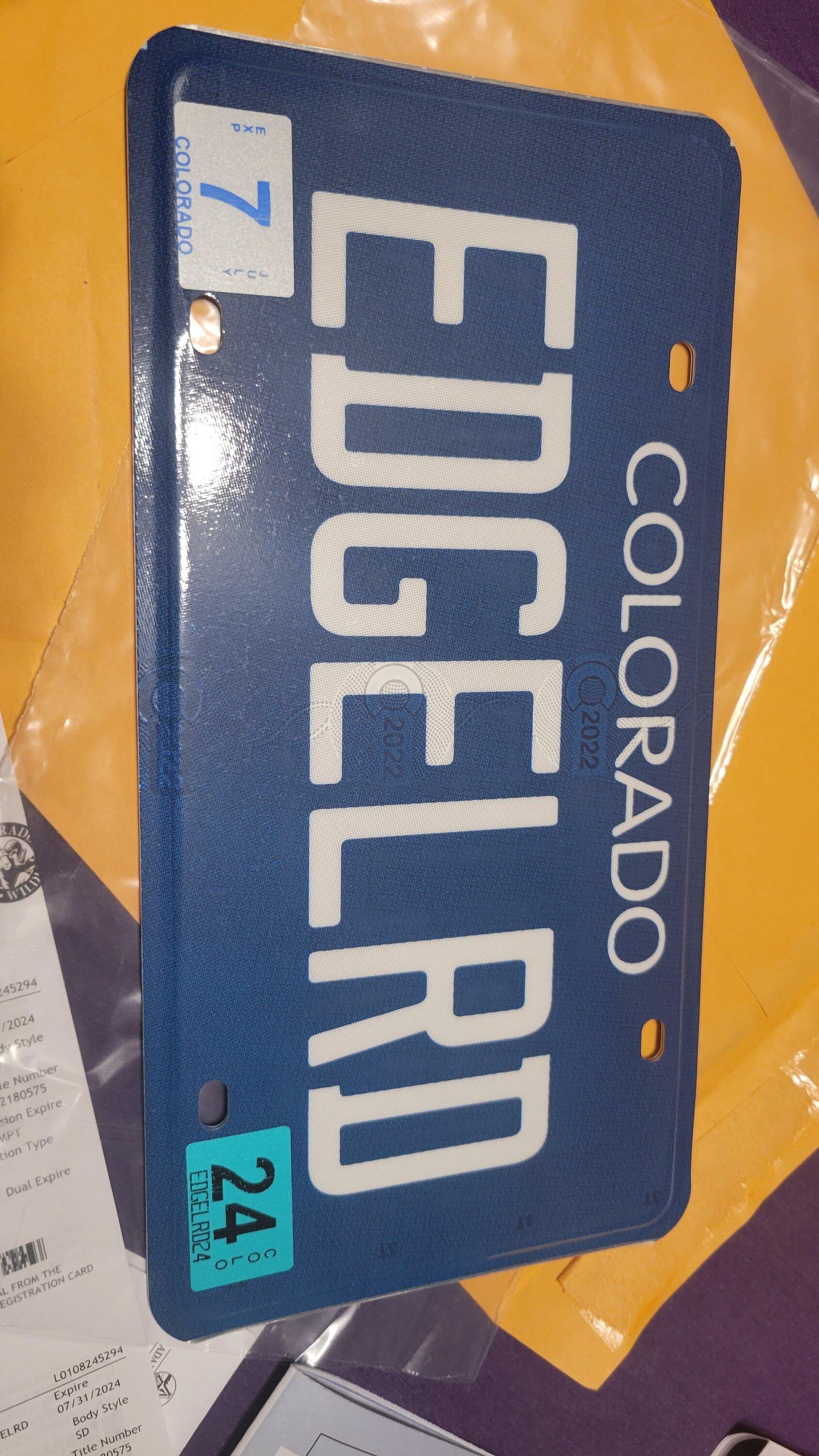 Tesla Cybertruck Custom license plate / vanity plate name for your Cybertruck? 20231018_180902