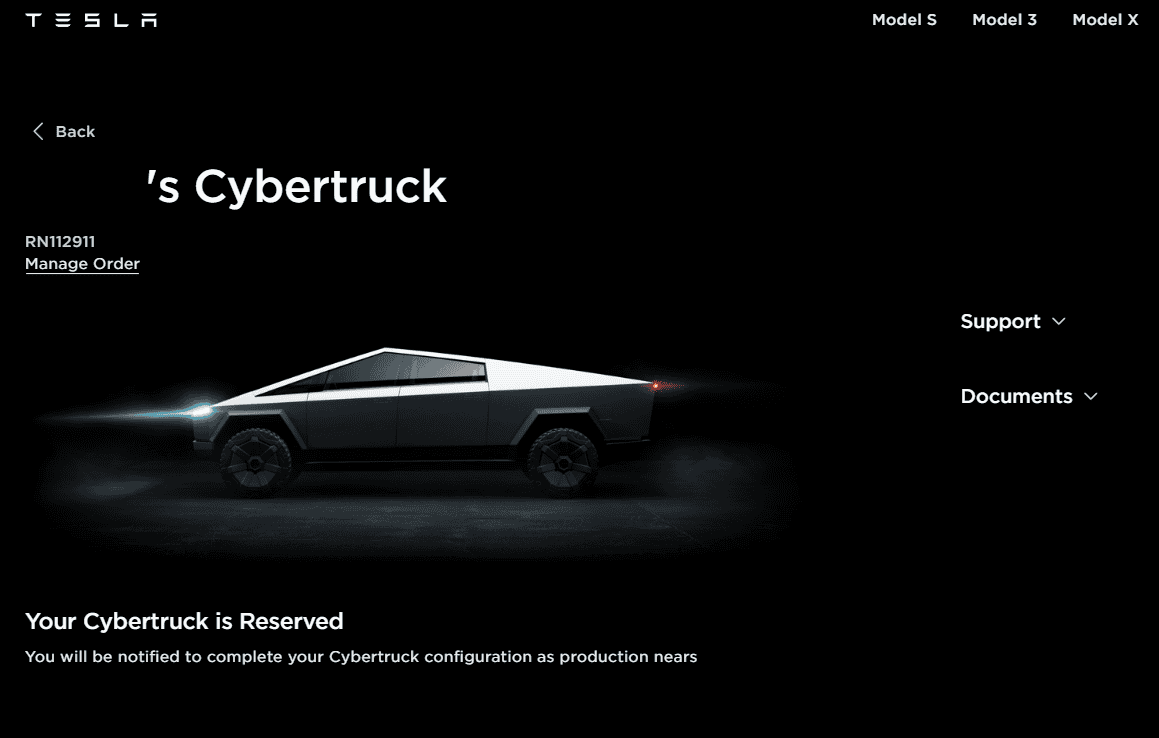Tesla Cybertruck Are you refreshing your Cybertruck Manage Order Page constantly? 1697809100107