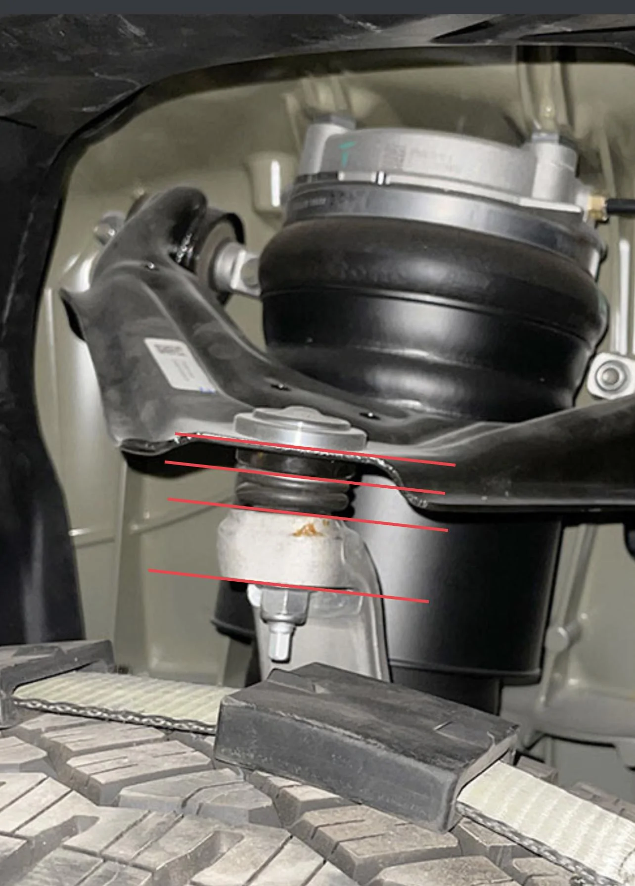 Tesla Cybertruck Cybertruck engineers bend upper control arm in testing DF51C298-A714-4033-967E-5E237C6C37F0