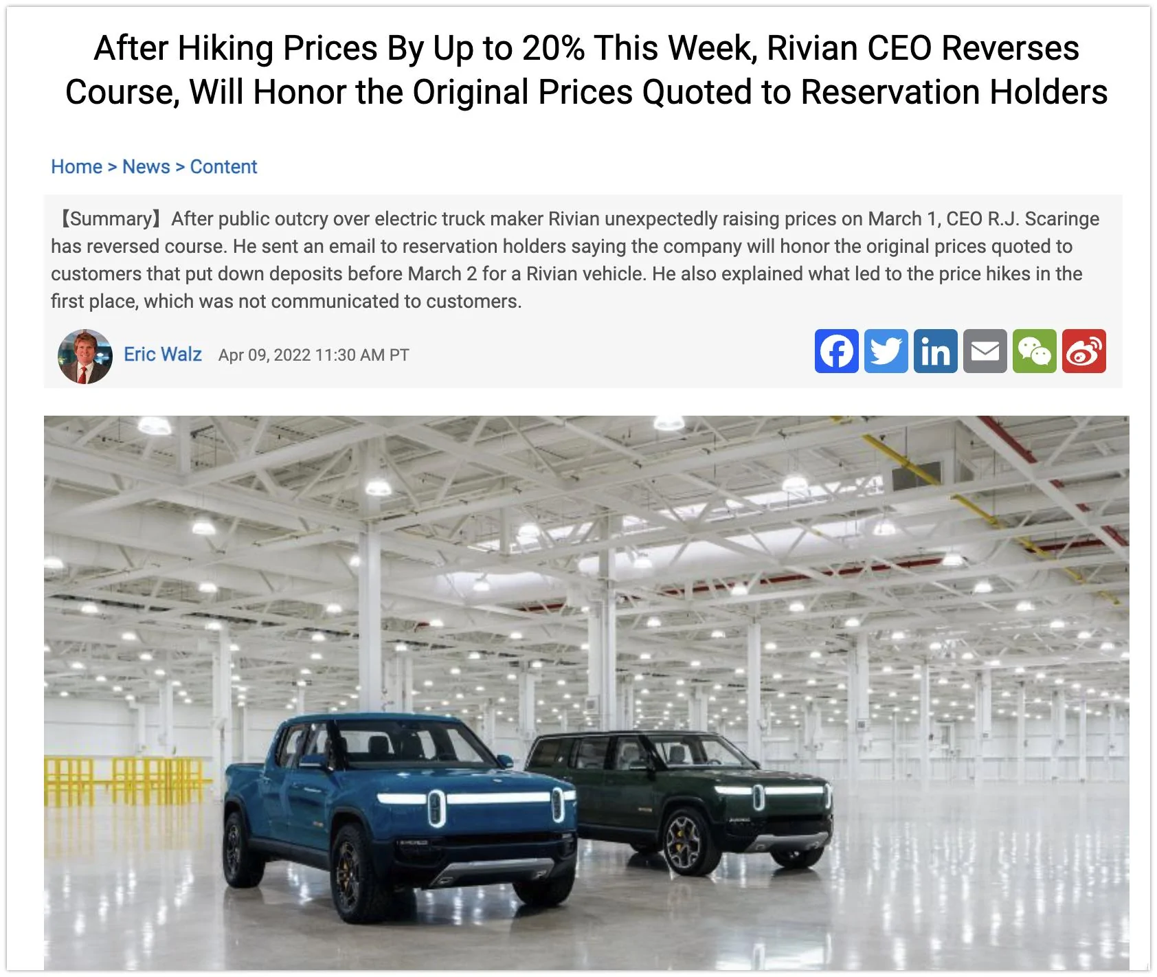 Tesla Cybertruck Dual Motor reservation holders, still a buyer at $79,900? After Hiking Prices By Up to 20% This Week, Rivian CEO Reverses Course, Will Honor the Origin