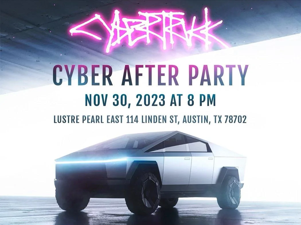 Tesla Cybertruck Unofficial Cybertruck Delivery Event After Party! @ Lustre Pearl East Starting 2PM IMG_2187