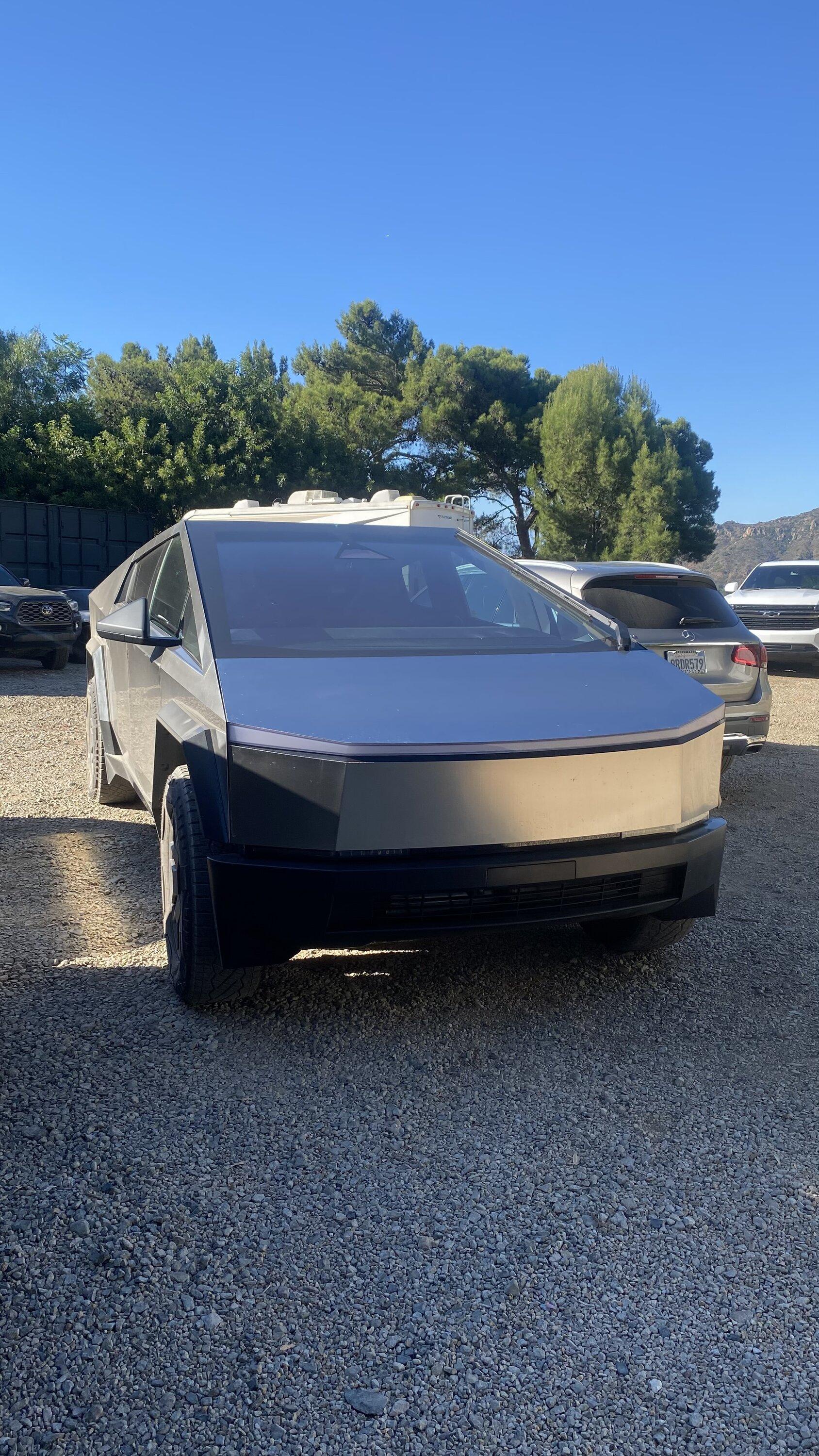 Tesla Cybertruck Von Holzhausen’s Cybertruck at Malibu Fundraiser IMG_0720